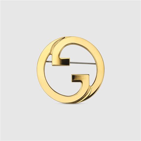 gucci brosche schleife|Gucci Blondie brooch in yellow gold.